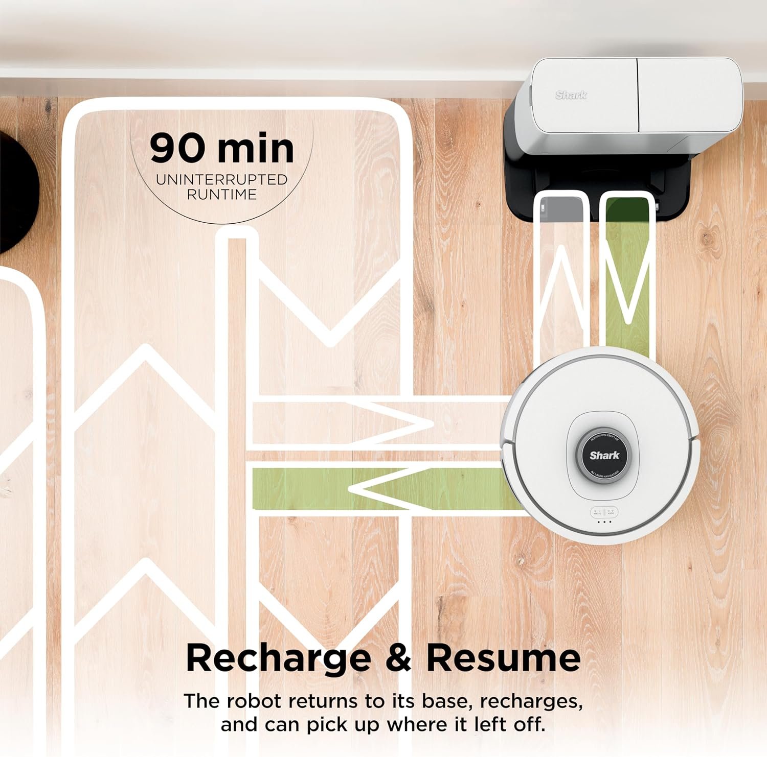 Shark AI Ultra AV2511AE robot vacuum for pet hair cleaning, featuring smart home mapping, strong suction, and a self-emptying base for carpets and hard floors.
